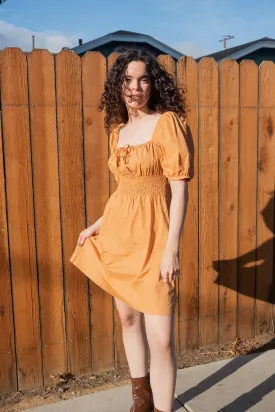 Caramel Mariette Mini Dress