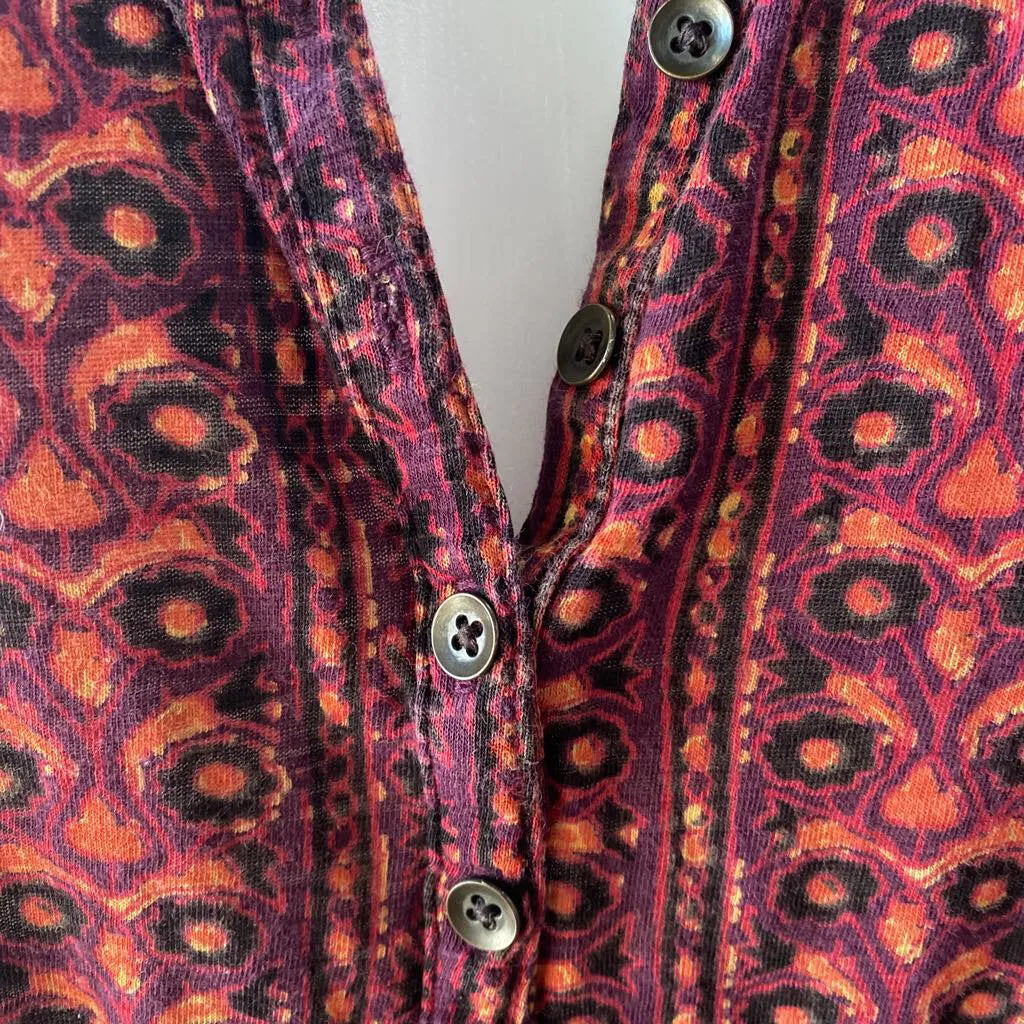 Lucky Brand multi print top L