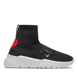 Scarpe Donna LOVE MOSCHINO Sneakers Running a Calzino Nero